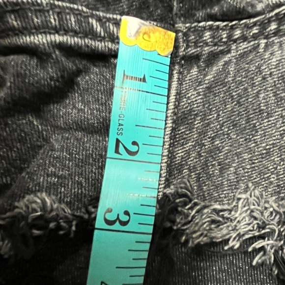 Levi's 501 High Rise Distressed Jean Shorts - Size 27 - Picture 7 of 13